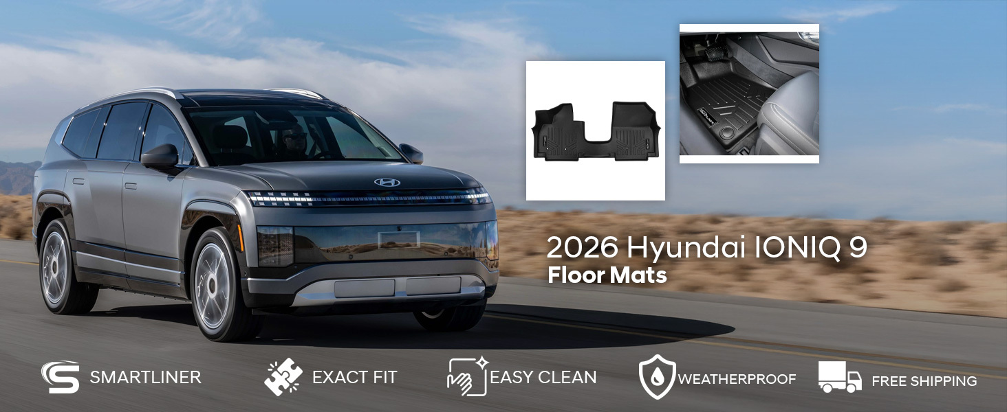 2026 Hyundai IONIQ 9 SmartLiner Floor Mats