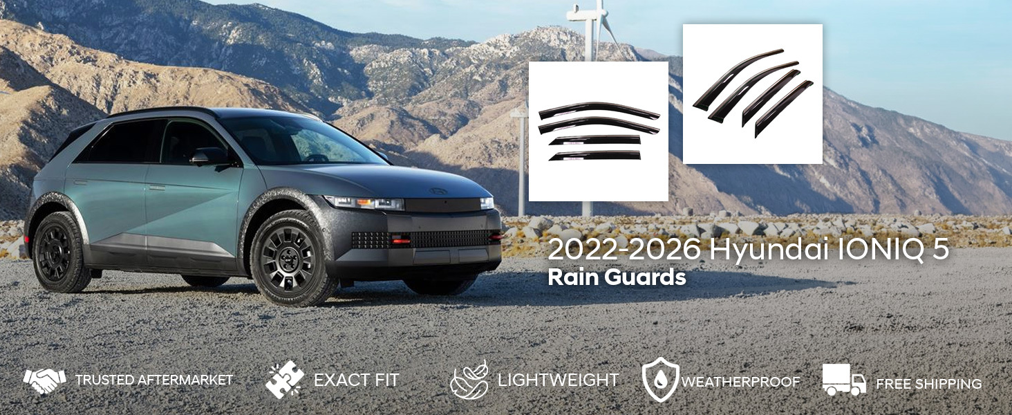 2022-2026 Hyundai IONIQ 5 Rain Guards