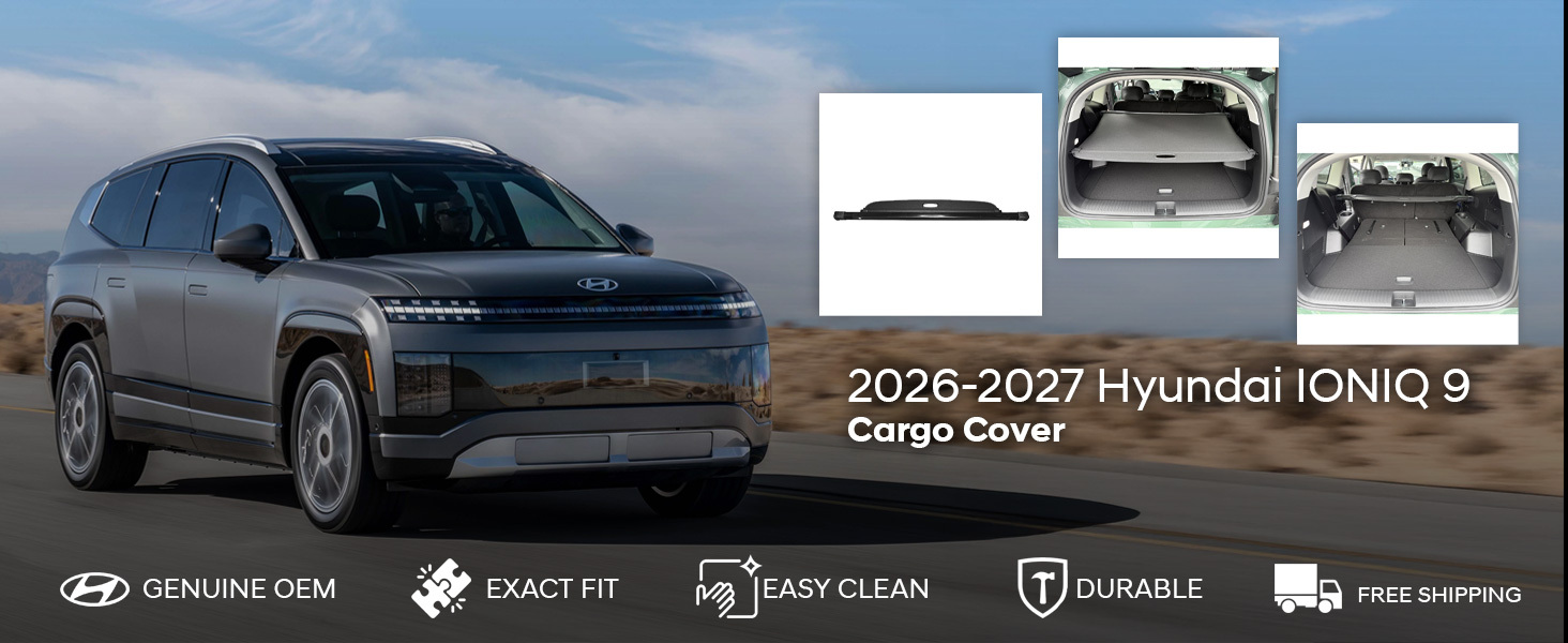 2026-2027 Hyundai IONIQ 9 Cargo Cover