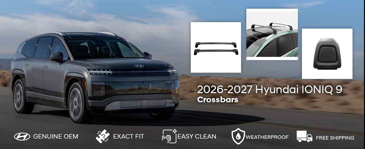 2026-2027 Hyundai IONIQ 9 Crossbars 2026-2027 Hyundai IONIQ 9 Crossbars
