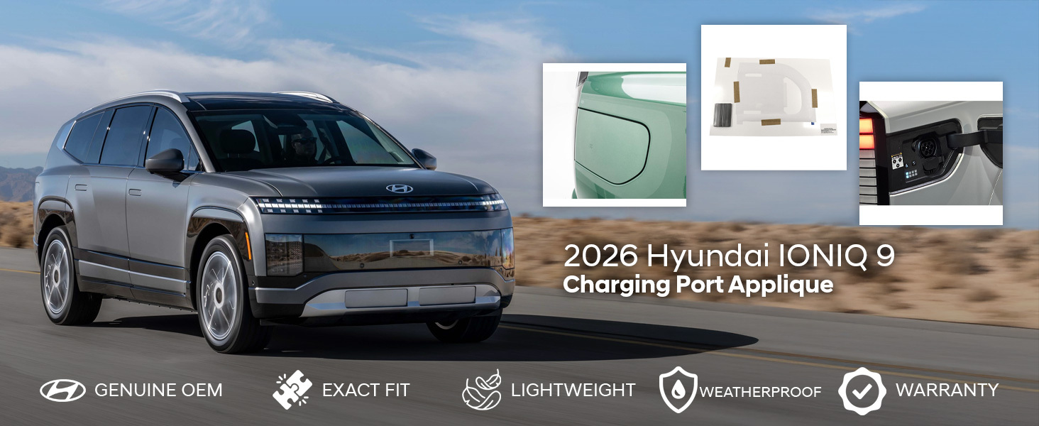 2026 Hyundai IONIQ 9 Charging Port Applique