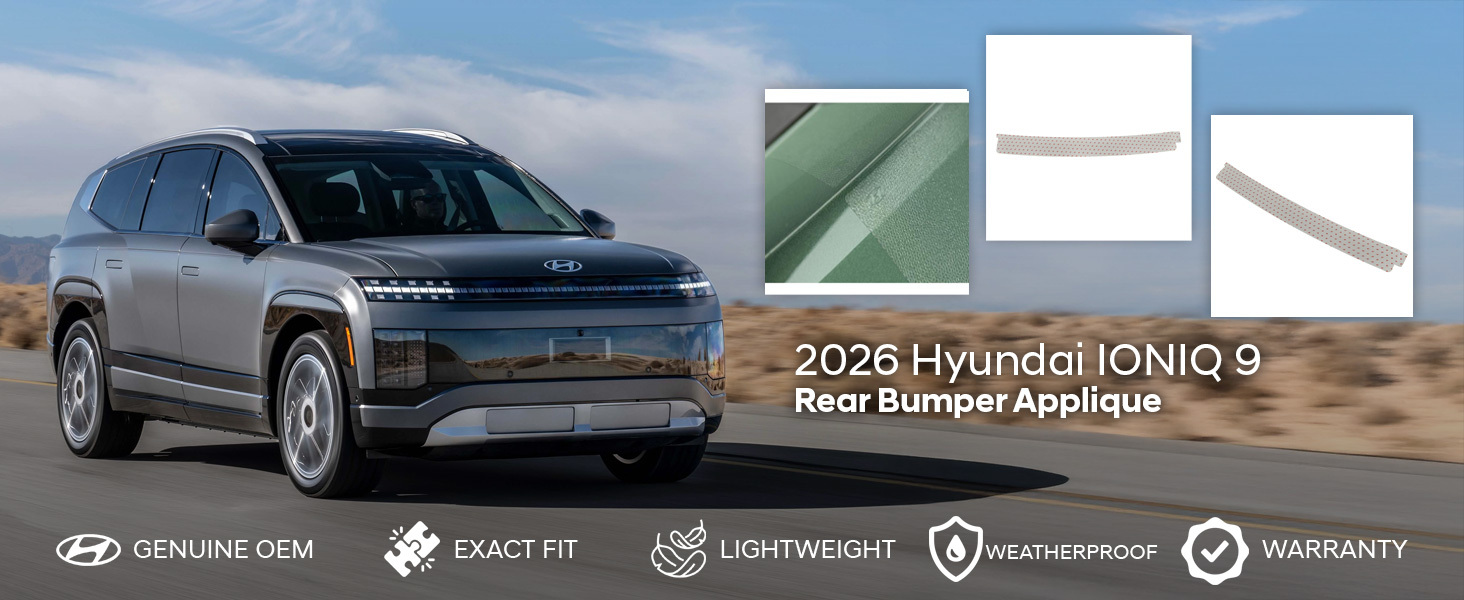2026 Hyundai IONIQ 9 Rear Bumper Applique