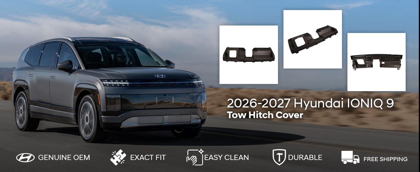 2026-2027 Hyundai IONIQ 9 Tow Hitch Cover
