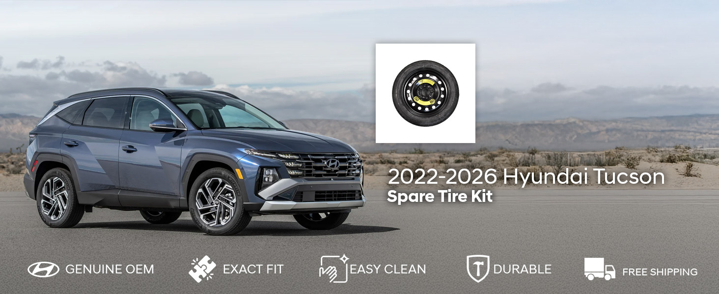 2022-2026 Hyundai Tucson Spare Tire Kit 2022-2026 Hyundai Tucson Spare Tire Kit