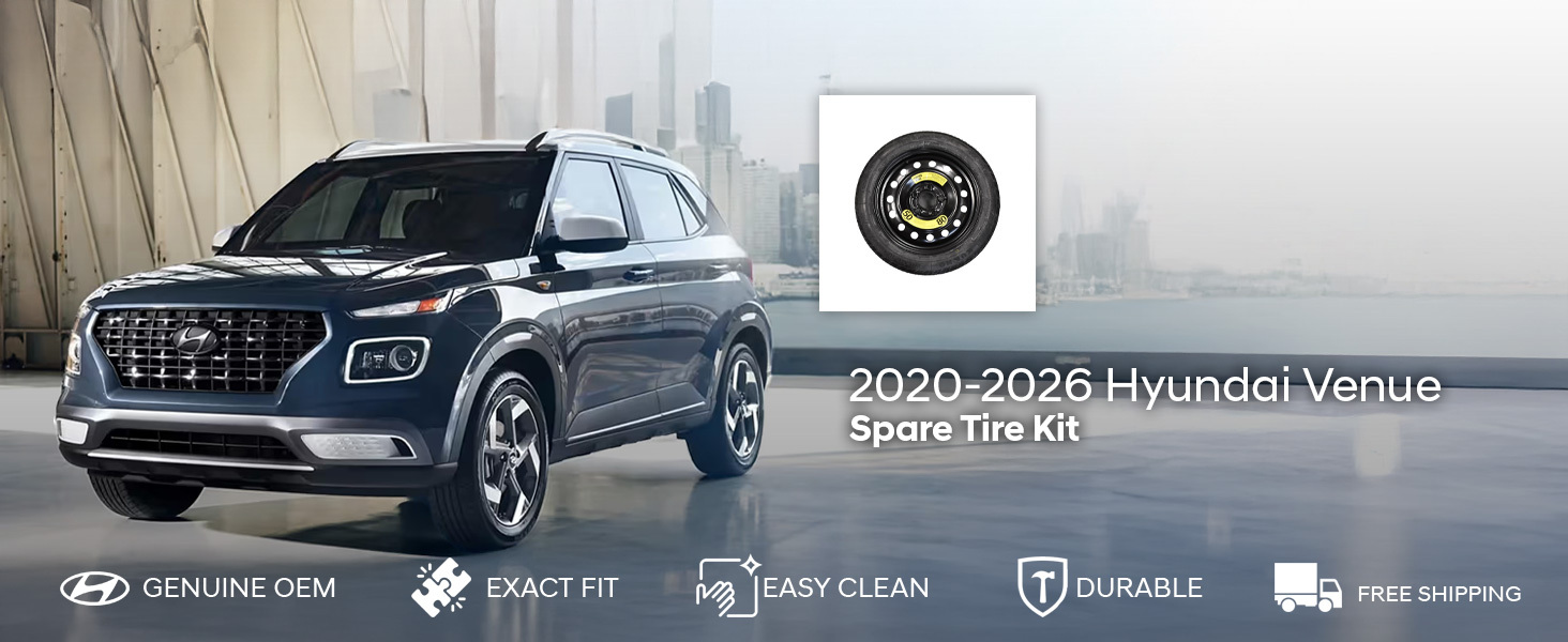 2020-2026 Hyundai Venue Spare Tire Kit 2020-2026 Hyundai Venue Spare Tire Kit
