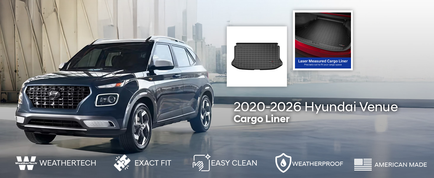 2020-2026 Hyundai Venue WeatherTech Cargo Liner