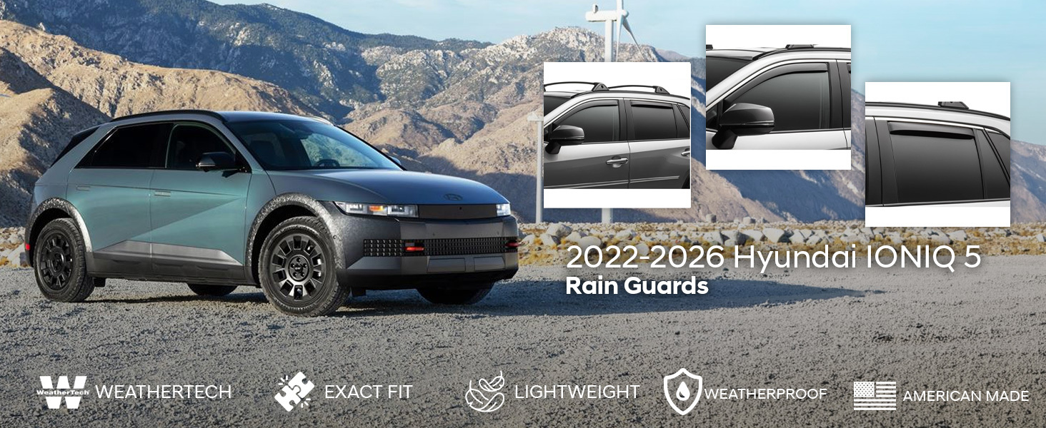 2022-2026 Hyundai IONIQ 5 WeatherTech Rain Guards