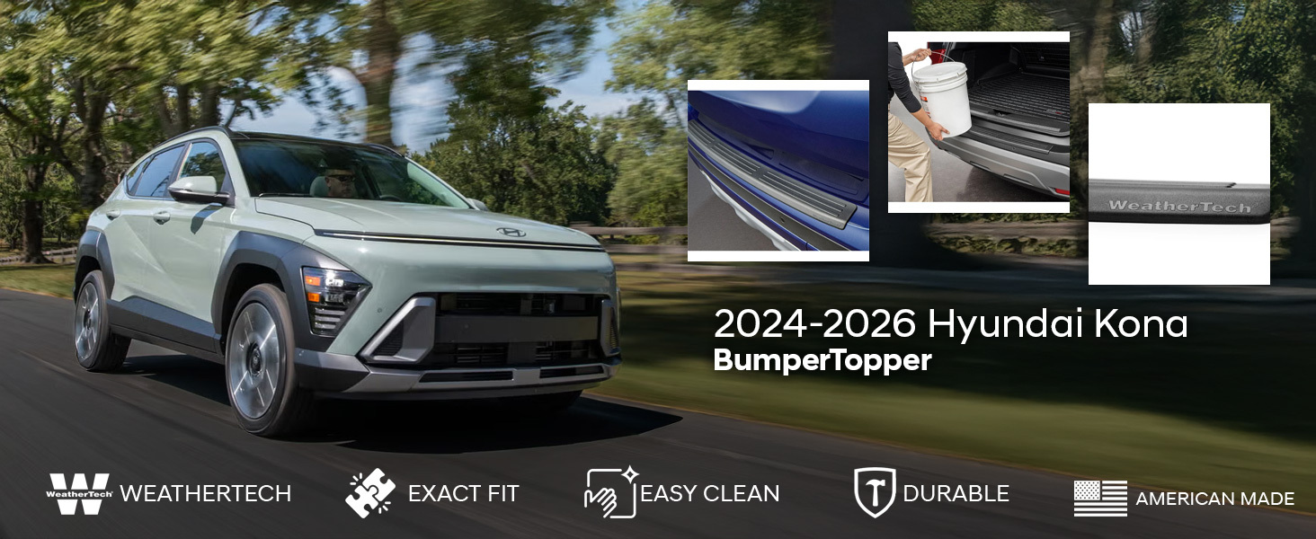 2024-2026 Hyundai Kona WeatherTech BumperTopper