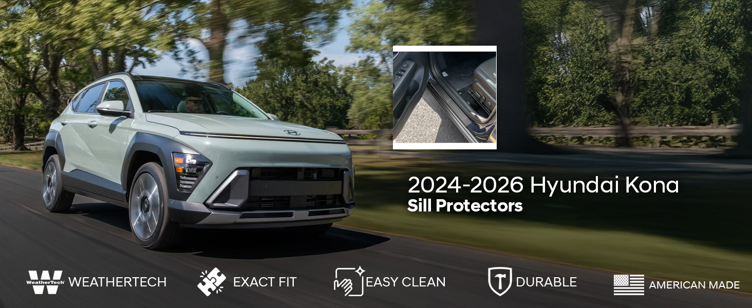 2024-2026 Hyundai Kona WeatherTech Sill Protectors