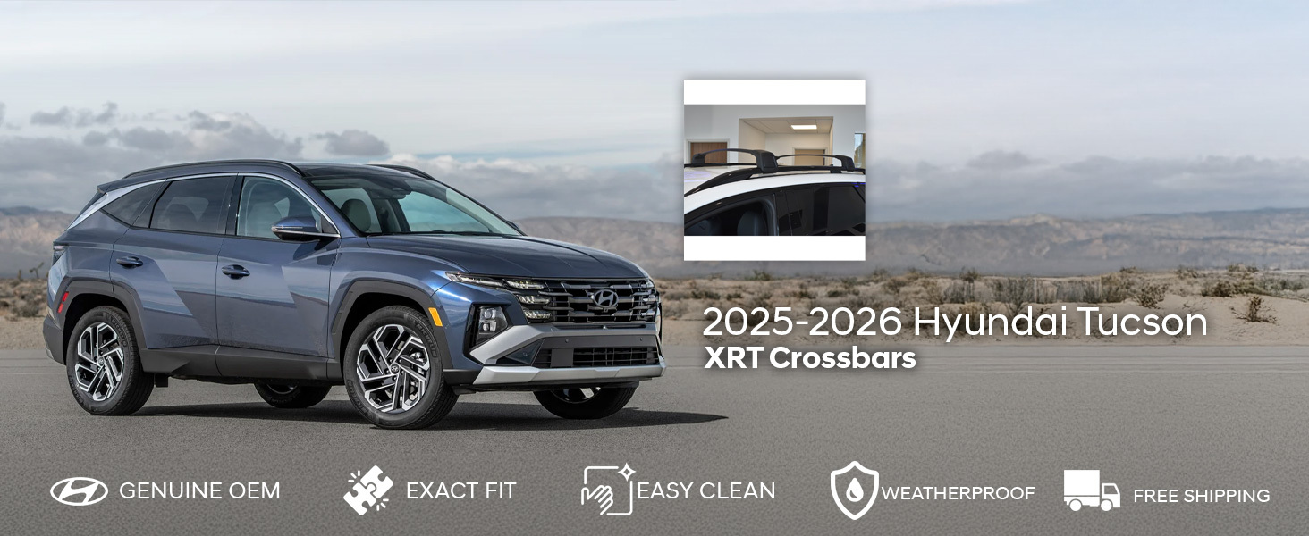 2025-2026 Hyundai Tucson XRT Crossbars