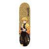 PRIMITIVE X DEMON SLAYER Silvas Zenitsu Gold Foil Skateboard Deck 8.125