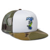 HUF Bad Cat Trucker Hat Camo