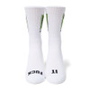 HUF Roads Crew Socks White