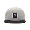 BRIXTON Alpha MP Snapback Cap Heather Grey/Black