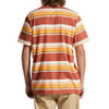 BRIXTON Hilt Sith Knit Tee Terracotta/Apricot/Off White