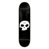 ZERO Single Skull Black/White Skateboard Deck 7.5