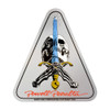 POWELL PERALTA Skull And Sword Sticker