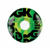 DGK Swirl Formula Wheels Swirl Green 52mm