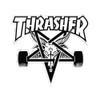 THRASHER Skate Goat Sticker Lagre 22cm