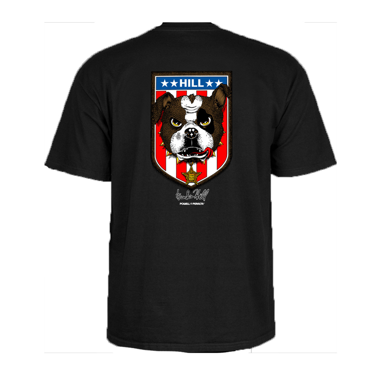 POWELL PERALTA Frankie Hill Bulldog Tee Black