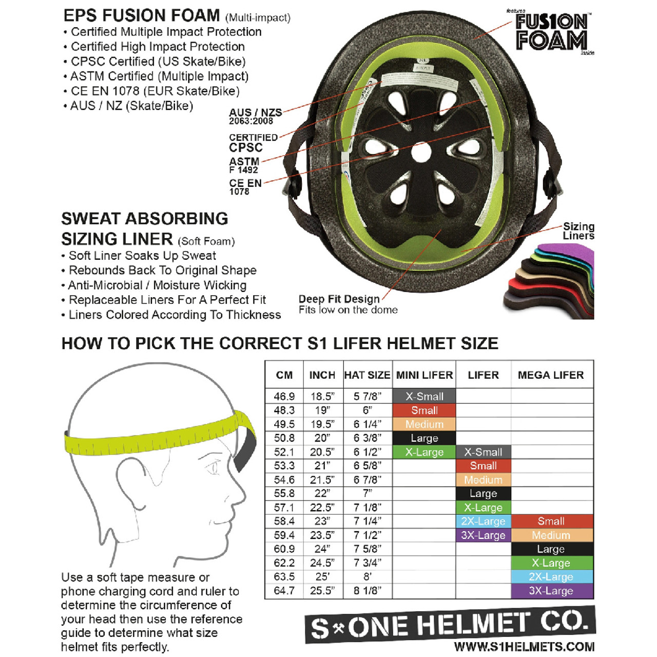 S-ONE Mini Lifer Helmet Bright Green Matte