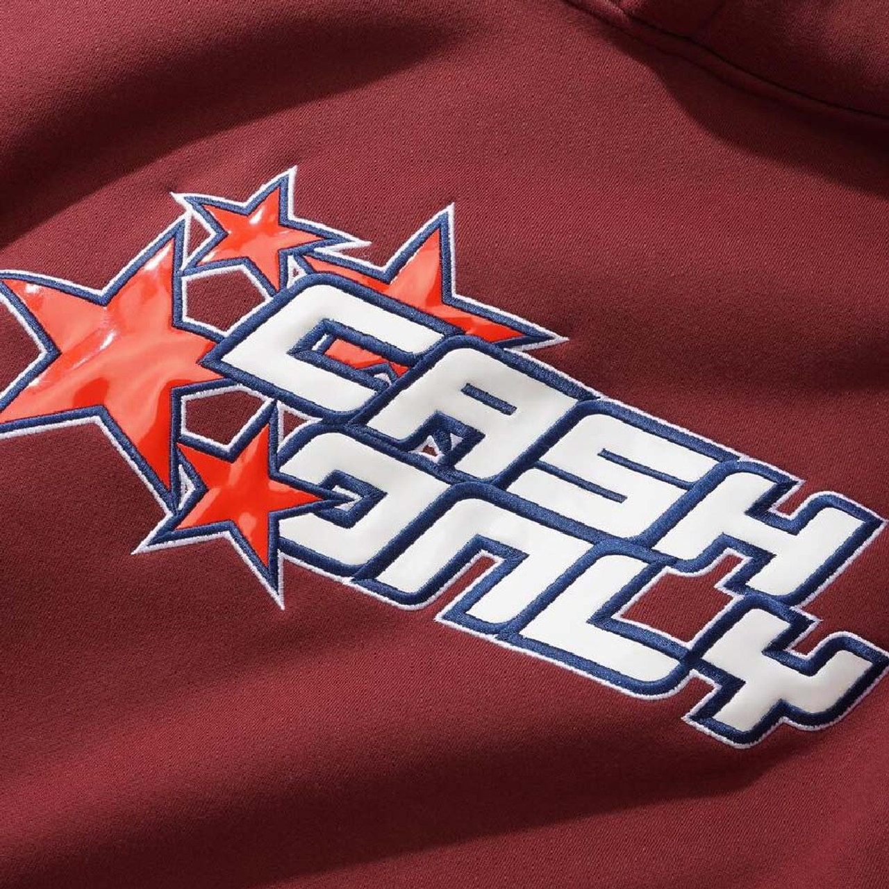 CASH ONLY Stars Pullover Hood Wine