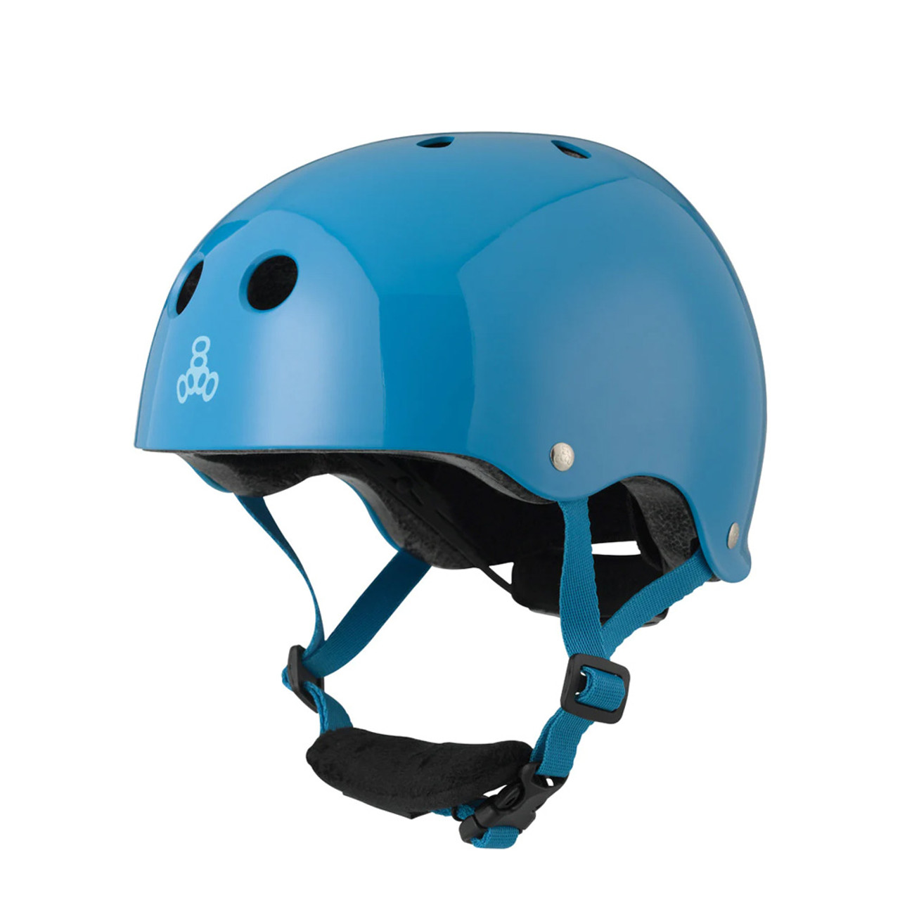 TRIPLE 8 Lil 8 Certified Youth Helmet Blue Gloss