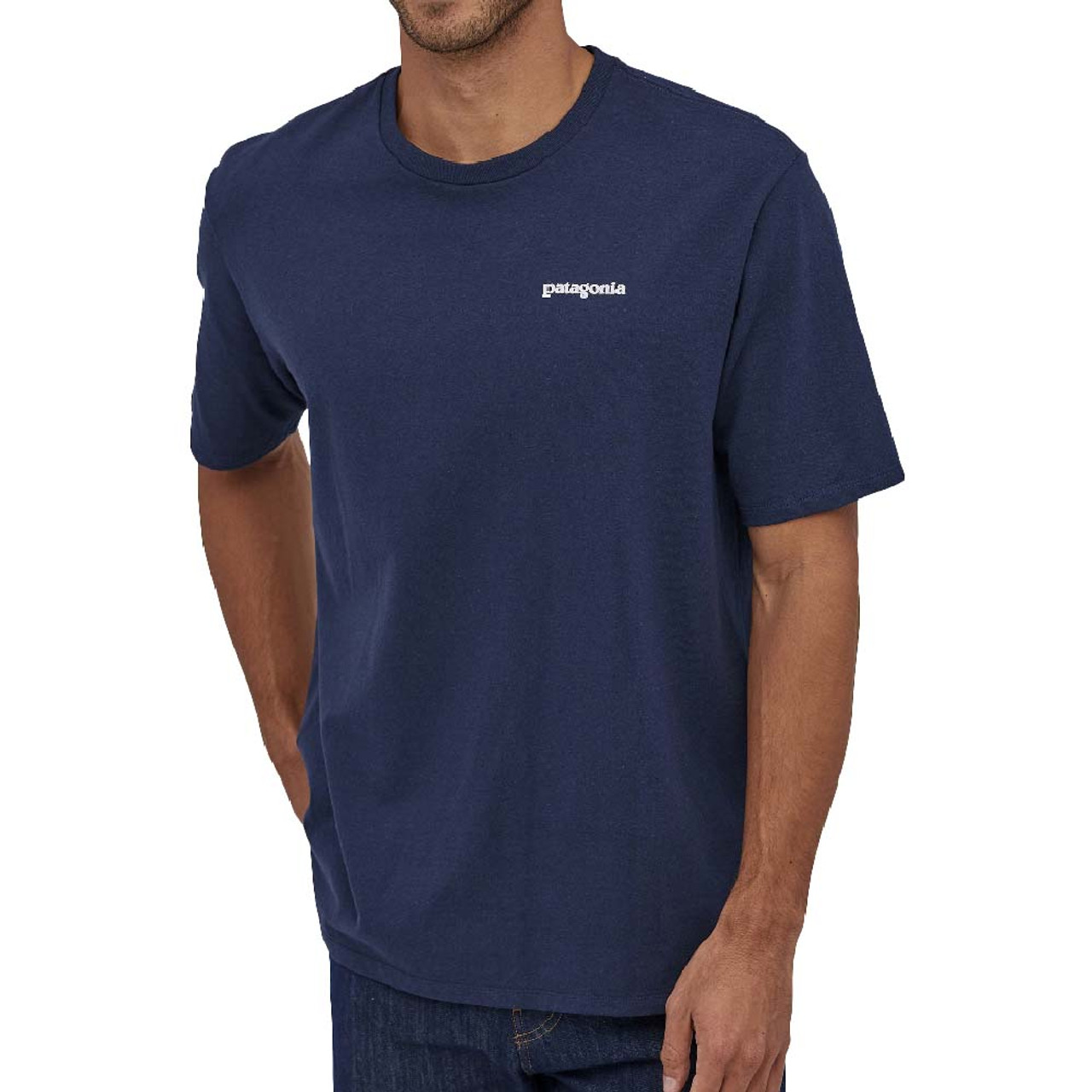 PATAGONIA P-6 Logo Responsibili-Tee Classic Navy