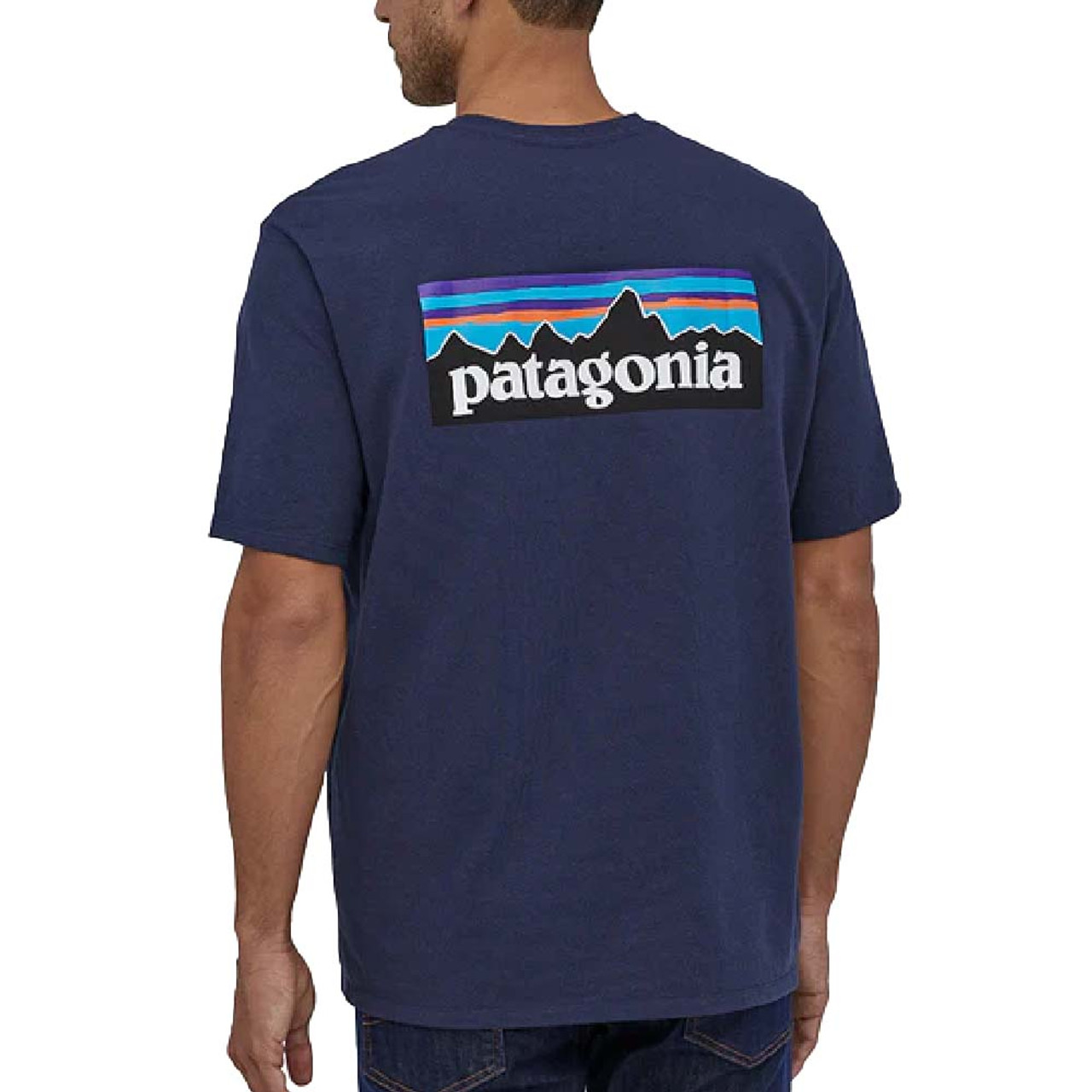 PATAGONIA P-6 Logo Responsibili-Tee Classic Navy