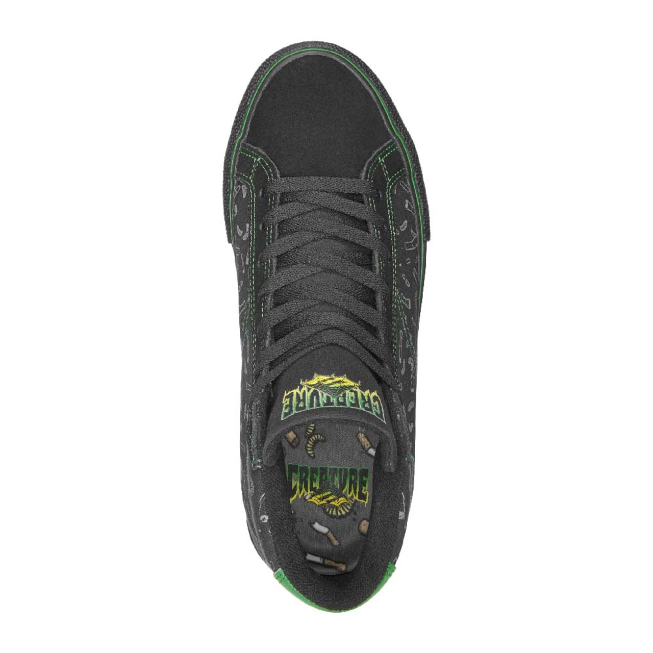 EMERICA x CREATURE Omen Hi Shoes Black/Black