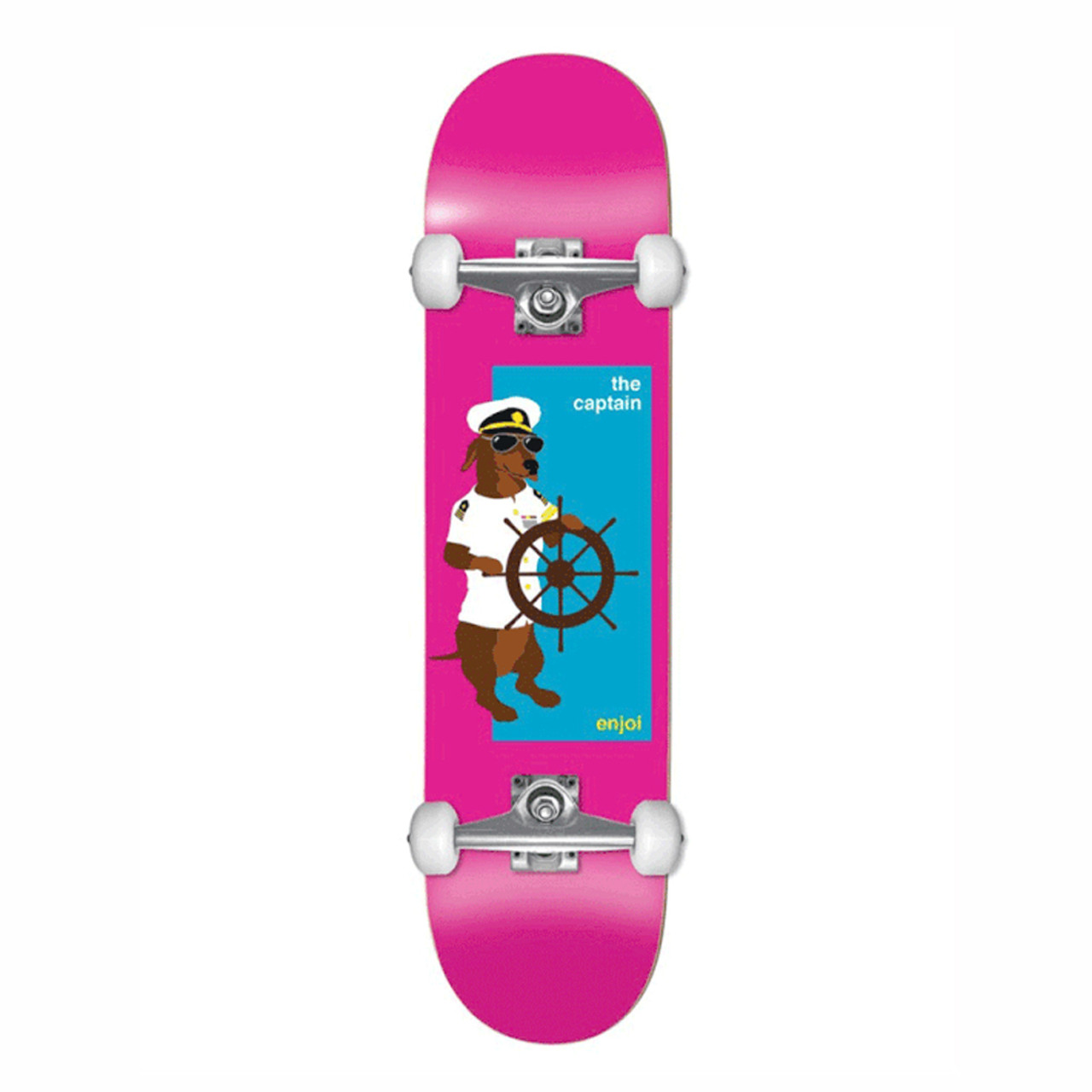 ENJOI The Captain Youth FP Pink Complete Skateboard 7.25