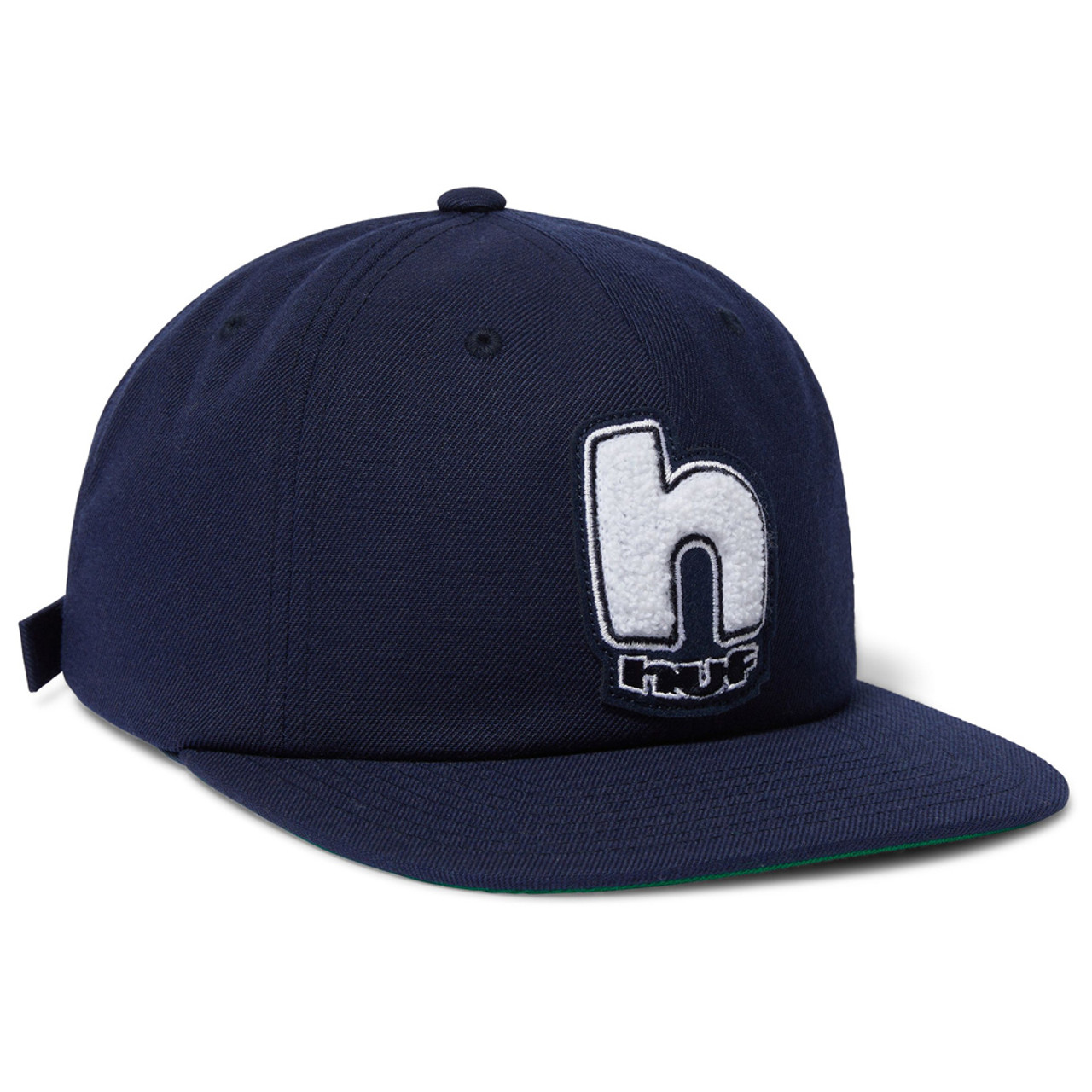 HUF MOAB H 6 Panel Strapback Hat Navy