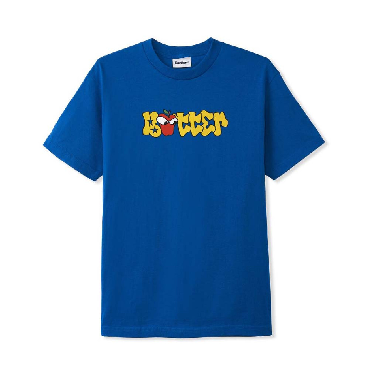 BUTTER GOODS Big Apple Tee Royal Blue