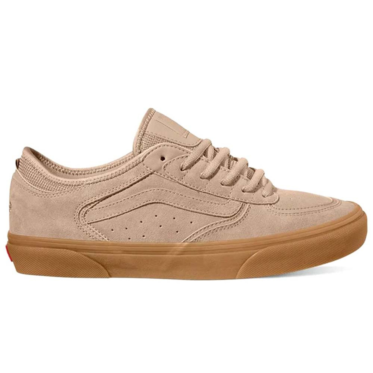 VANS Skate Rowley Suede Shoes Tan/Gum