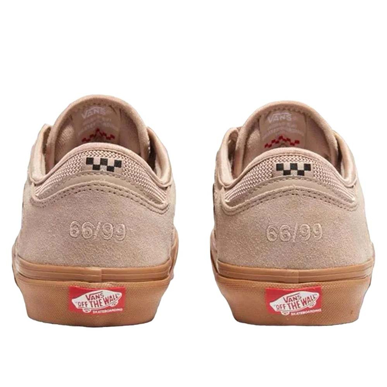 VANS Skate Rowley Suede Shoes Tan/Gum