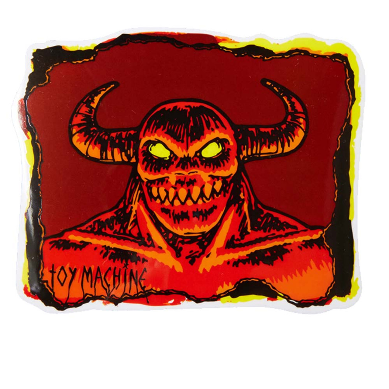 TOY MACHINE Hell Monster Sticker 12 x 9.5cm