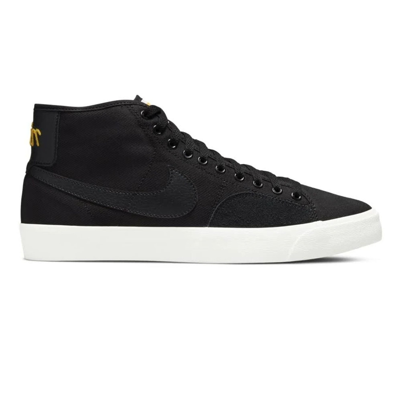 nike blazer mid black sail