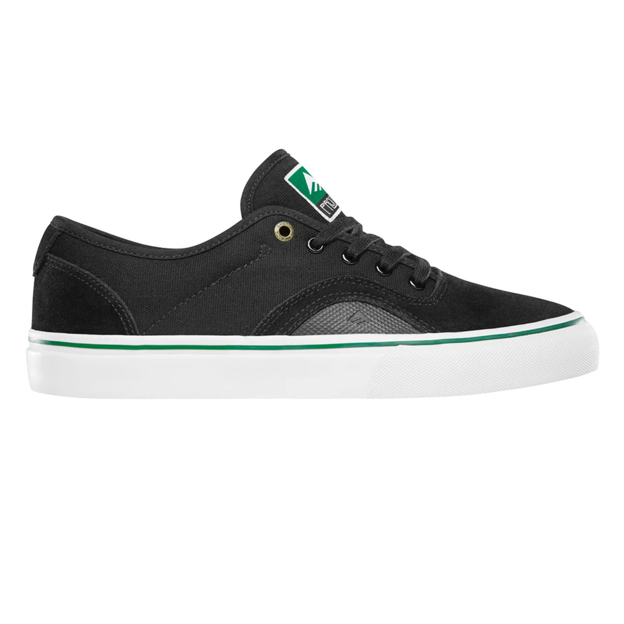 EMERICA Provost G6 Shoes Black/White/Gold