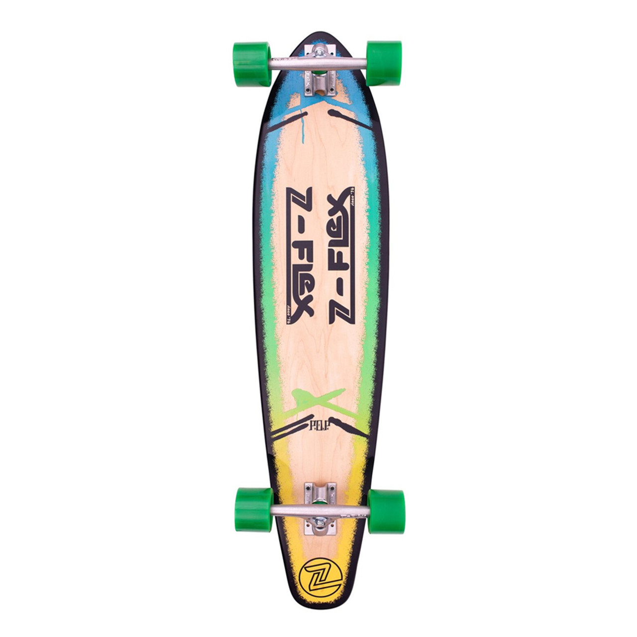 Z-FLEX Blue Fade Roundtail Complete Longboard 39.5