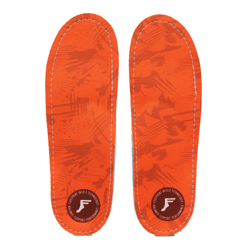 FOOTPRINT Orthotic Insoles Orange Camo