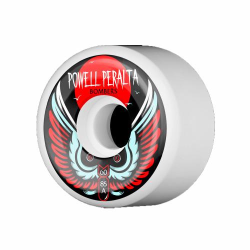 POWELL PERALTA Bomber 3 Wheels White 60mm