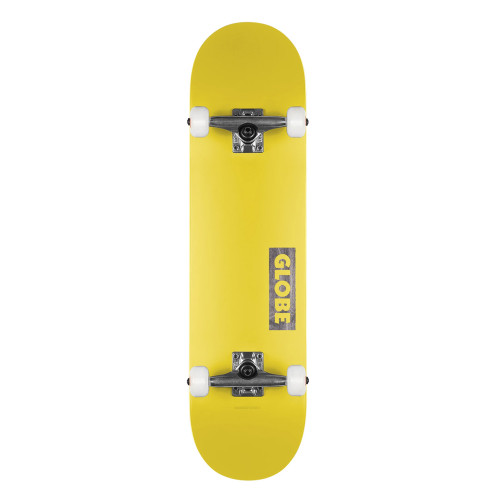 GLOBE Goodstock Complete Skateboard Neon Yellow 7.75