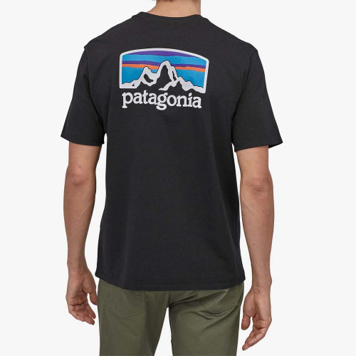 PATAGONIA Fitz Roy Horizons Responsibili-Tee Black