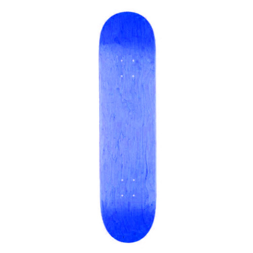ABSOLUTE Blank Blue Stain Skateboard Deck 7.75