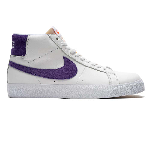 NIKE SB Zoom Blazer Mid ISO Shoes White/Purple (Orange Label)