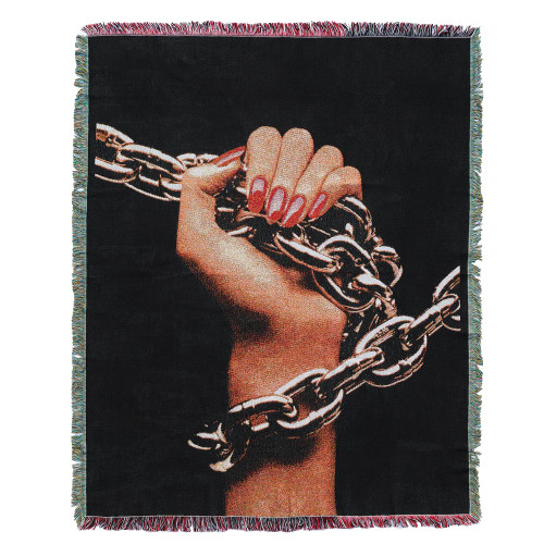 CRAWLING DEATH Chain Breaker Woven Blanket