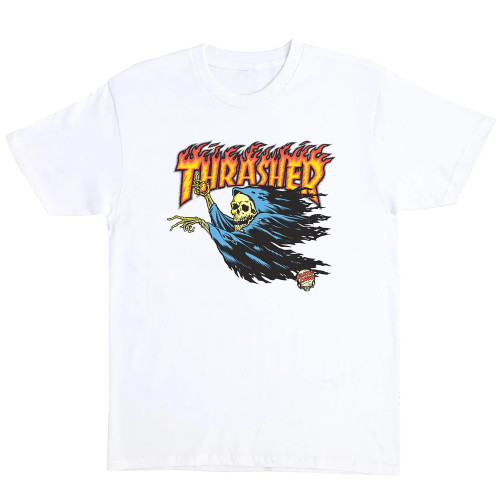 SANTA CRUZ x THRASHER OBrien Reaper Tee White