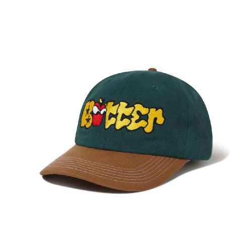 BUTTER GOODS Big Apple 6 Panel Cap Forest/Brown