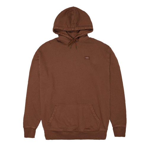 DICKIES Classic Label Heavyweight Hood Washed Dark Brick