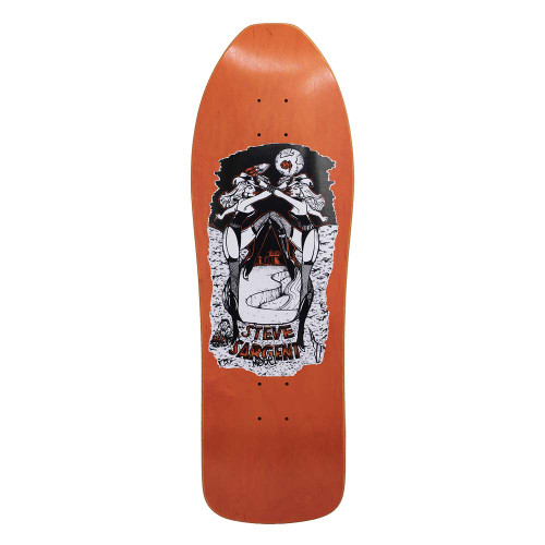 OMNI Steve Sargent Re-Issue Orange Skateboard Deck 9.75